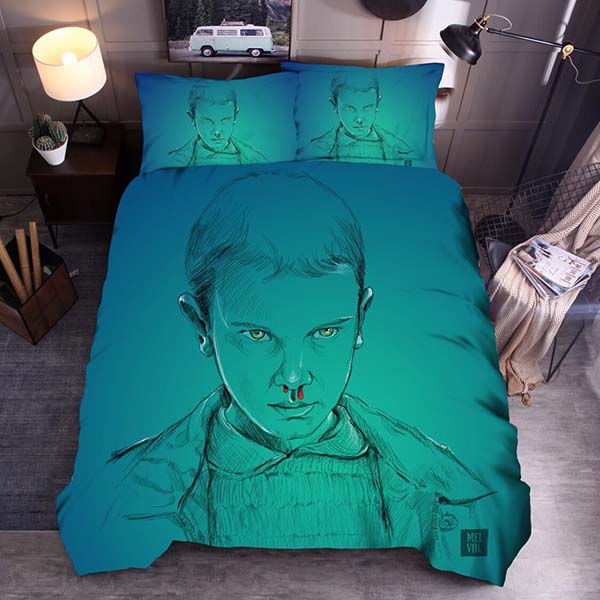 3D Print Comforter Stranger Things Bed Set