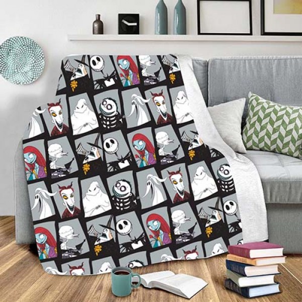 Jack And Sally Blanket