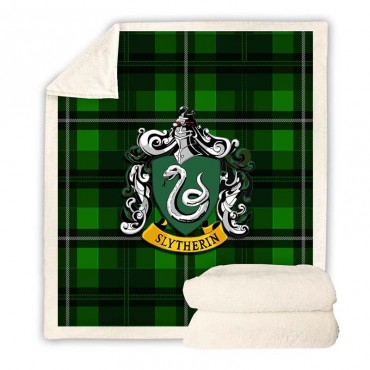 Harry Potter Soft Blue And Green 3D Style Blanket  