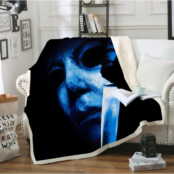 Michael Myers 3D Style Blanket 