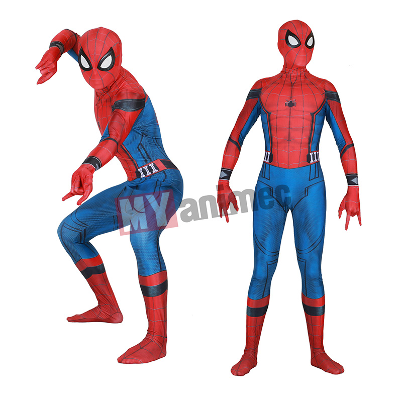 Spider-Man Homecoming Adult Kids Halloween Cosplay Bodysuit Costume