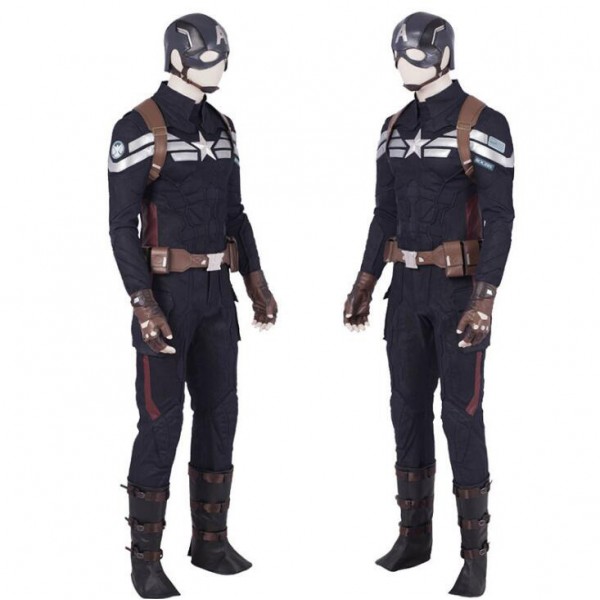 Movie Avengers Captain America 2 cosplay costume set