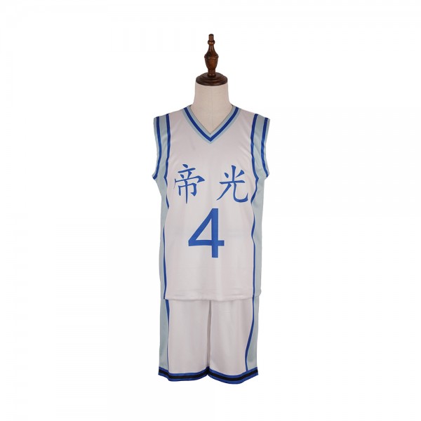 Anime Kuroko's Basketball Cosplay Costume Jersey Set Kuroko Tetsuya Summer Sportswear Baskeball Uniform