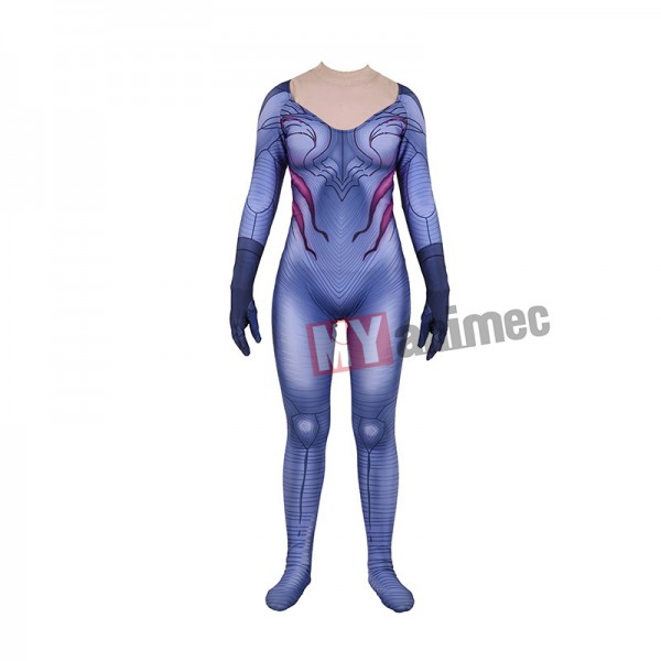 League of Legends Kaisa cosplay Costume Zentai 3D Style Jumpsuit