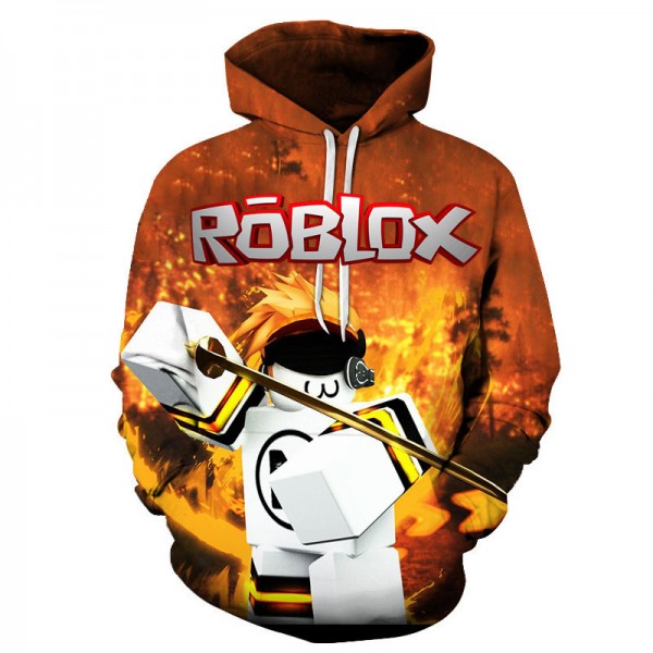kids 3d print pullover game hoodie roblox sweatshirt