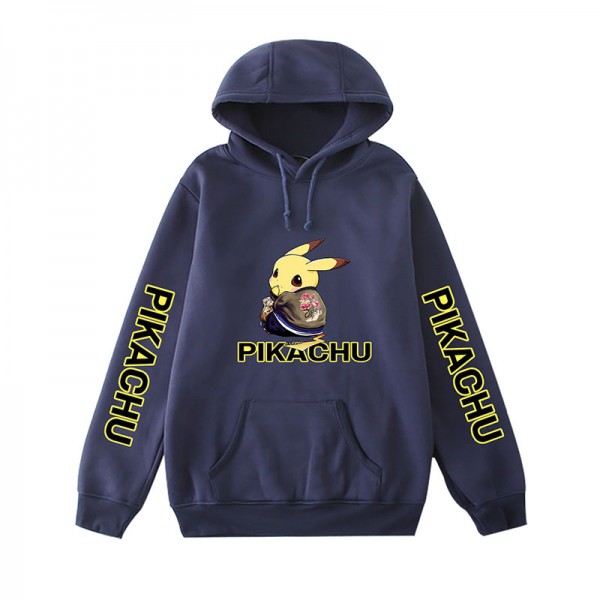 3d style pikachu hoodies anime pullover sweatshirt