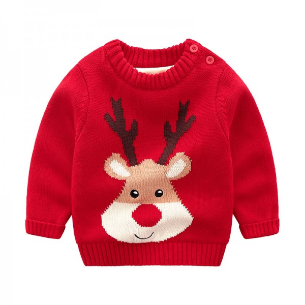 kids ugly christmas rudolph sweater