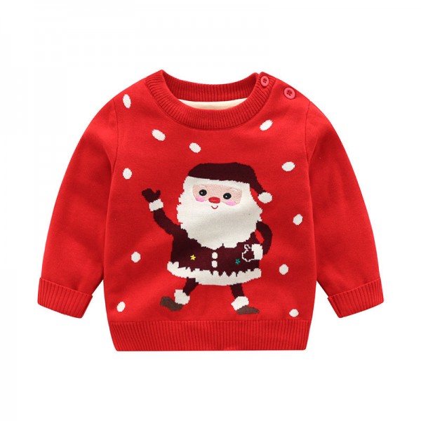 kids santa claus ugly christmas sweater
