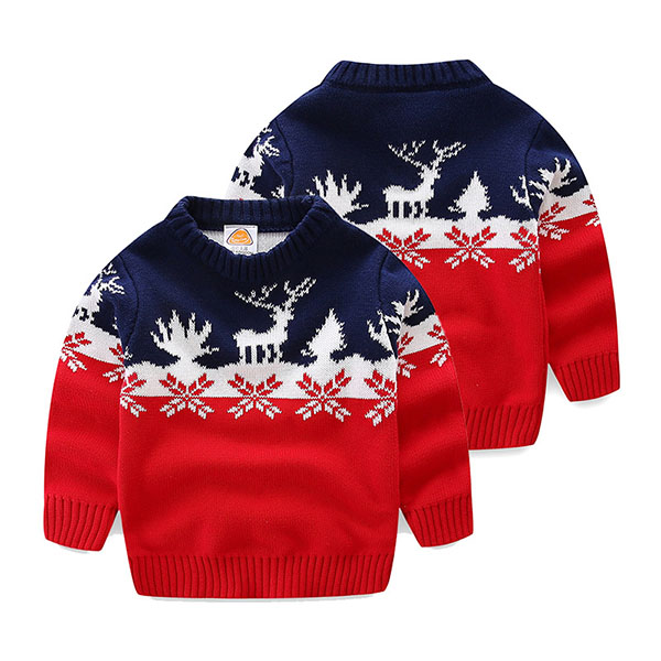 kids ugly christmas sweater pullover for girls and boys 