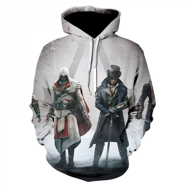game assassin's creed hoodie men pullover sweatshirt