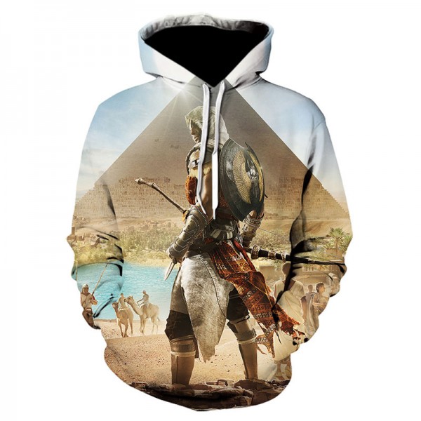 classic game assassins creed hood sweatshirt adult pullover hoodies