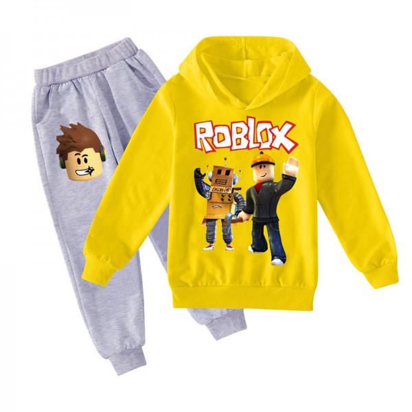 kids long sleeve hoodies suit roblox sweatshirt