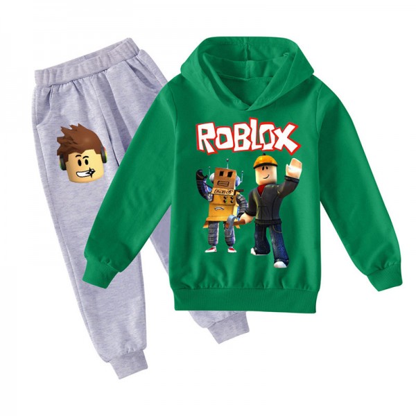 kids roblox hoodies suit unisex pullove sweatshirt