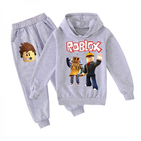 game roblox sweatshirt suit kids pullover hoodies with pants