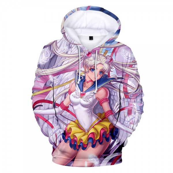 Sailor Moon hoodie sweatshirt sweater 3D style woman