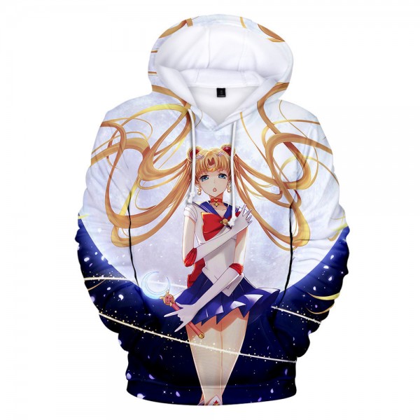 Adult women Sailor Moon sweatshirt sweater hoodie 3D style