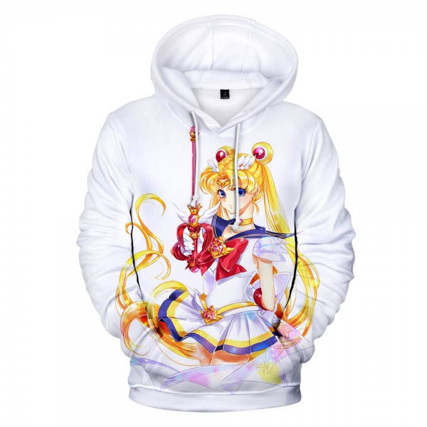 Sailor Moon anime sweatshirt sweater hoodie 3D printing style Adult women