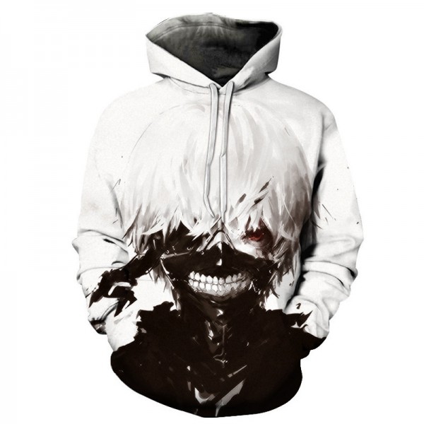 adult Unisex Tokyo Ghoul printing style Ken Kaneki hoodie sweater sweatshirt