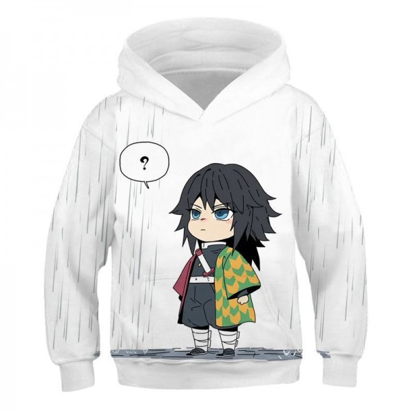 2020 new Demon Slayer 3D printing style Unisex adult Tomioka Giyuu hoodie sweater sweatshirt