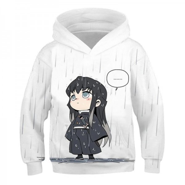 2020 hot new Demon Slayer 3D printing style Unisex adult Tokitou Muichirou hoodie sweater sweatshirt