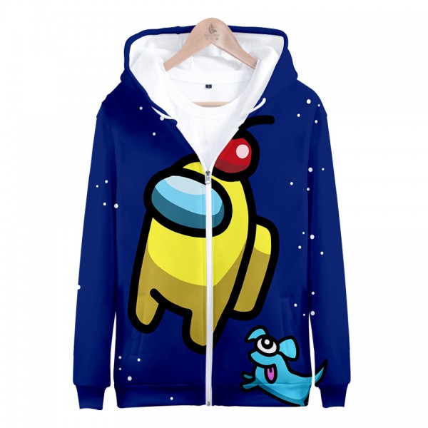 2020 Hot New child kids Among us Printing style zipper hoodie sweatshirt sweater for girls and boys