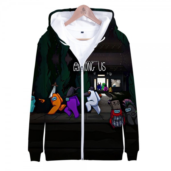 2020 Hot New Among us kids boy and girls zipper hoodie sweatshirt sweater