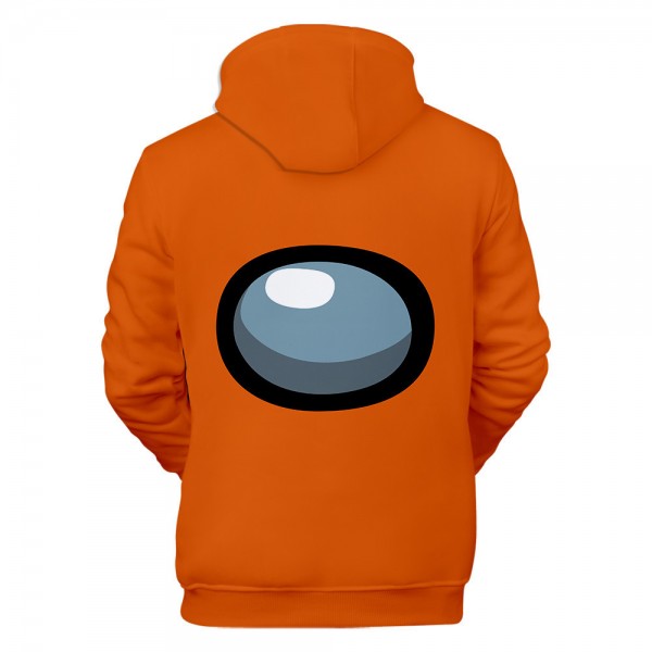 2020 new hot game Among Us printing adult Unisex Orange hoodie sweater sweatshirt
