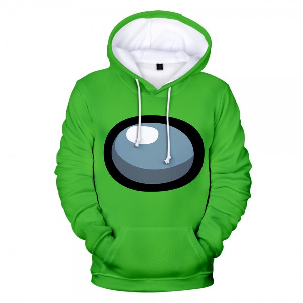 2020 new hot game Among Us printing adult Unisex green hoodie sweater sweatshirt