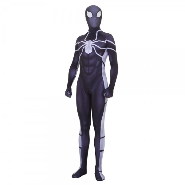 Future Foundation spiderman Costume Lycra Fabric Bodysuit