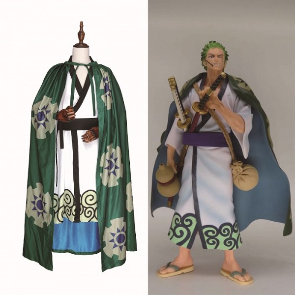 ONE PIECE Roronoa Zoro kimono cosplay costume for men