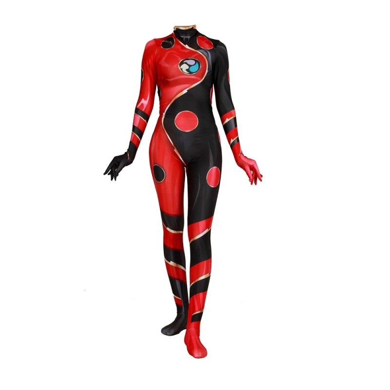 halloween 3D style Lady Bug Dragon Bug cosplay bodysuit costume