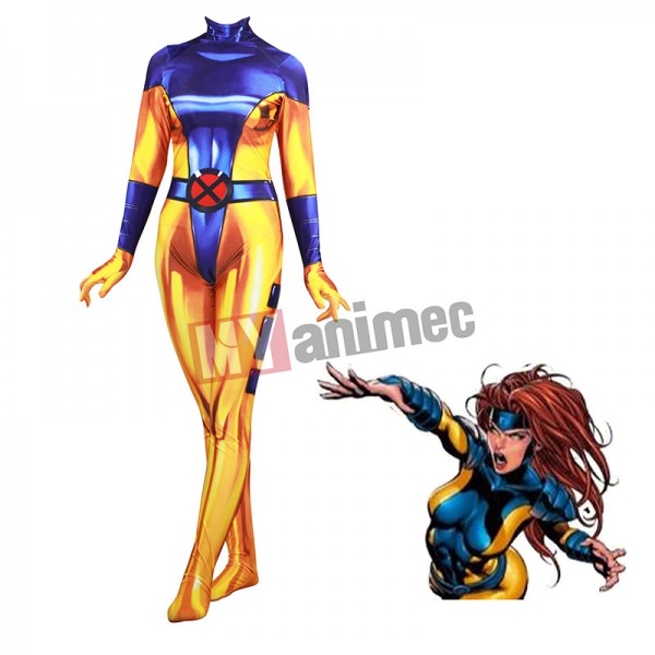 The Avengers Annual Hero X-MEN Rogue Jumpsuit Cosplay Halloween Costume Bodysuit