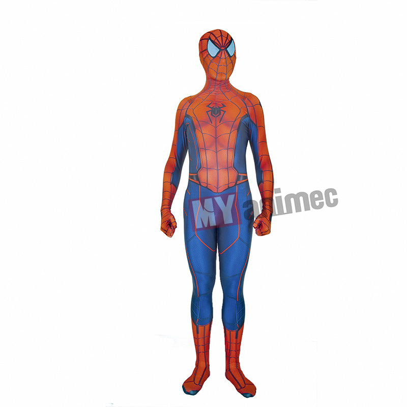 MYanimec Unisex Lycra Spandex Zentai Halloween 2019 New far from Home New Spiderman Cosplay Costumes Suit Adult/Kids 3D Style