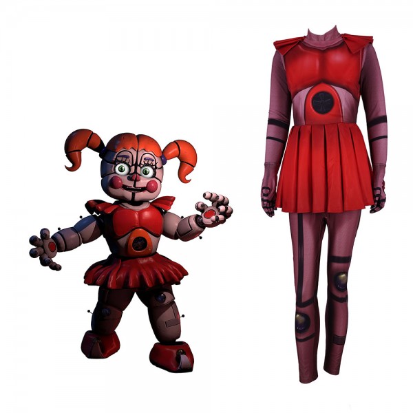 Five Nights at Freddy's: Sister Location circus baby costume cosplay jumpsuit