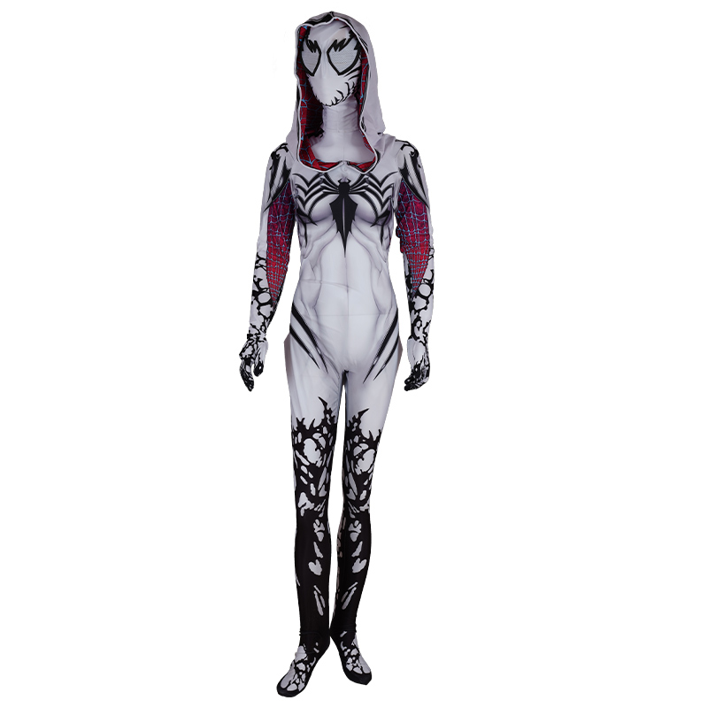 2020 Into the Spider-Verse New Design Gwen Stacy Spidergirl Costume Tights Kids