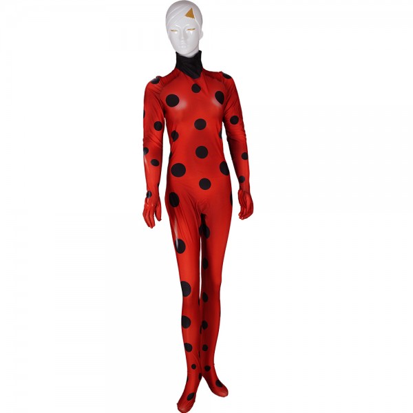 Miraculous Ladybug Anime Cosplay Costume  Kids  Jumpsuit Child Little Beetle Suit 