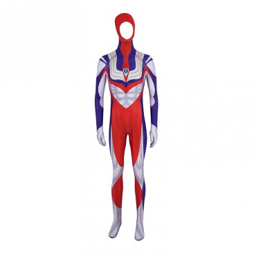 Ultraman Tiga Costume Full Body Tokusatsu Cosplay Jumpsuit