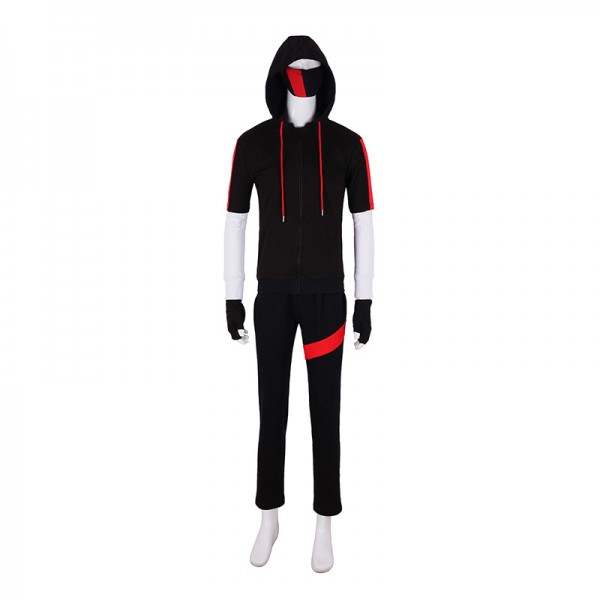 fortnite iKonik costume long Hoodie Sweatshirt sportswear Suit