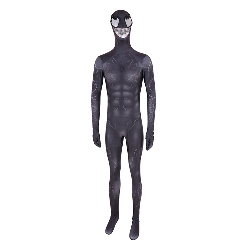 New adult and kids spiderman jumpsuit tights venom costume