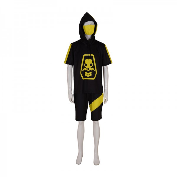 2021 NEW iKonik Costumes  Fortnite Sports Pullover Hoodie Shirt And Short Suit