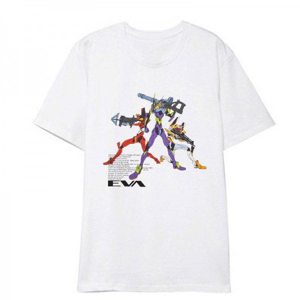Fashion Printing Unisex Evangelion Shirt For Adult 