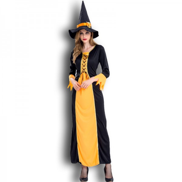 Female Witch Magician Costume Cosplay Outfit