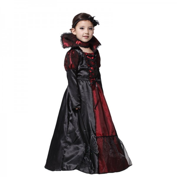 Girls Role Play Vampire Costume