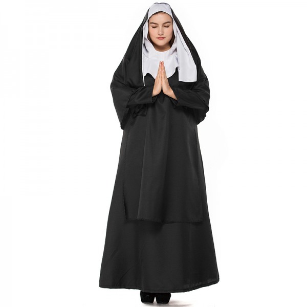 Plus Size Nun Halloween Costume For Woman