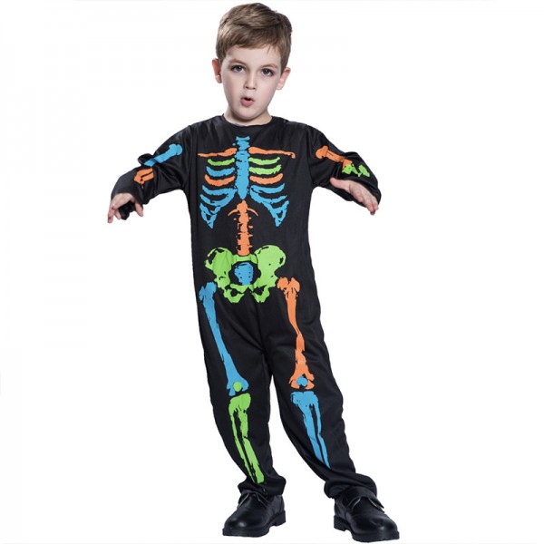 Boys Halloween Skeleton Costume 