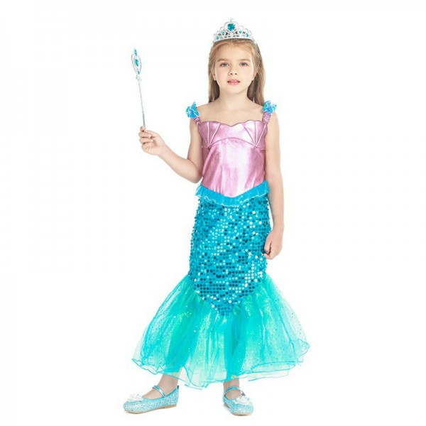 Girls Ocean Mermaid Costume