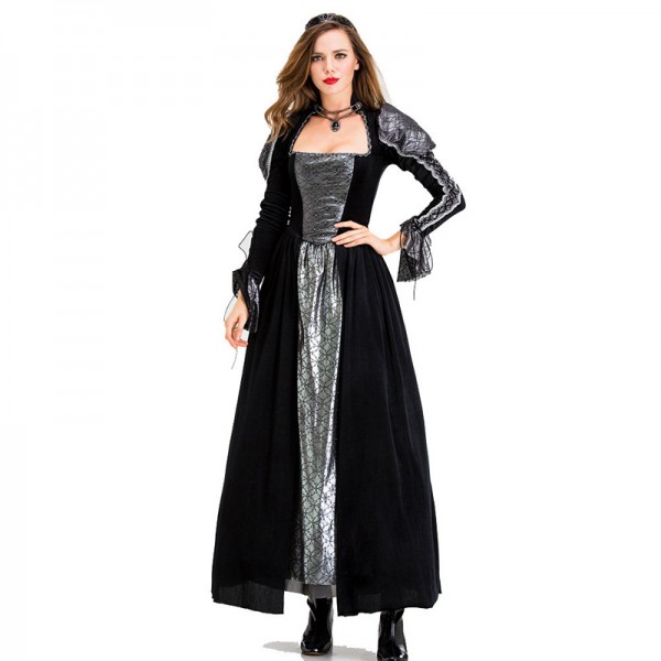 Womens Medieval Cosplay Dress Costume 