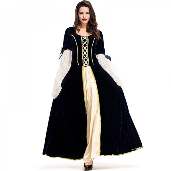 Womens Medieval Beauty Dress Costume