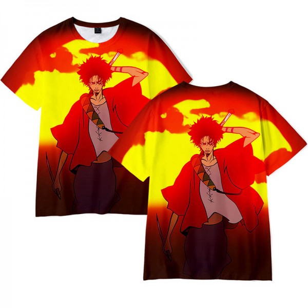 Unisex Anime Samurai Champloo Shirt 3D Style