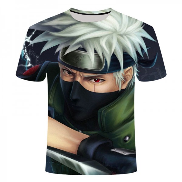 Anime Adult Naruto Kakashi Shirt 